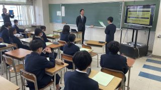 横浜市立いずみ野中学校「職業講話」授業に参加2024年12月20日（金）　