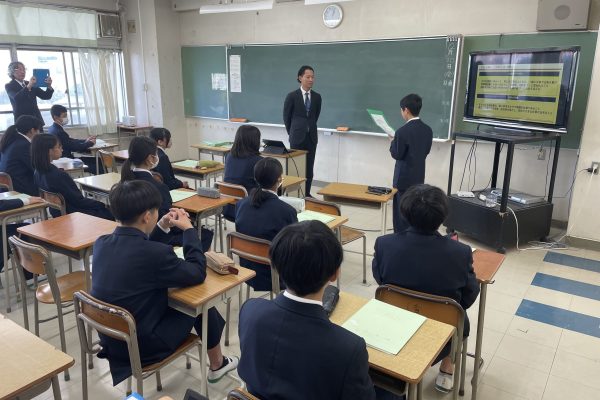 横浜市立いずみ野中学校「職業講話」授業に参加<br>2024年12月20日（金）　